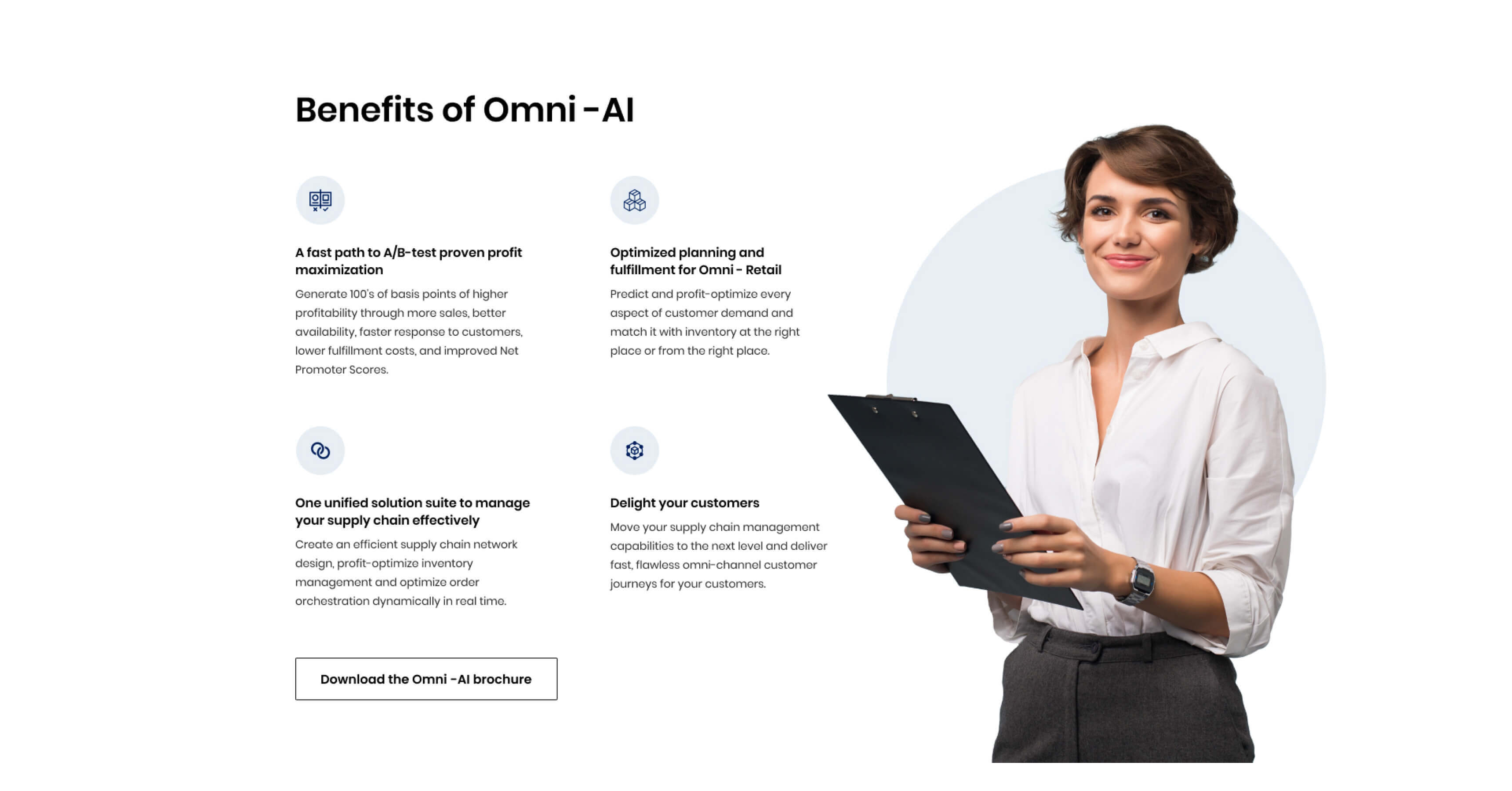 Invent Analytics website user experience and interface design screen - 2