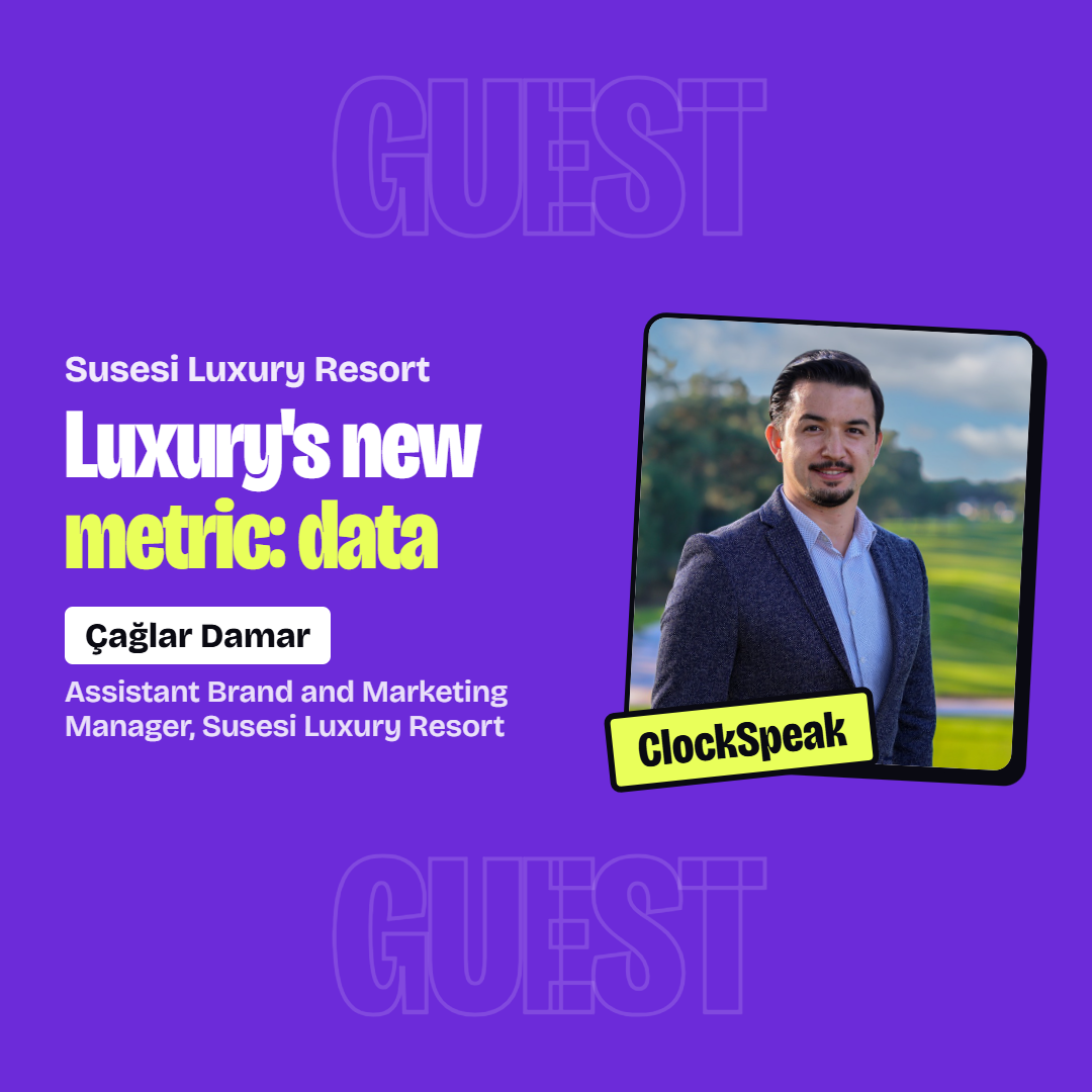 Clockspeak · Susesi Luxury Resort · EN@1X