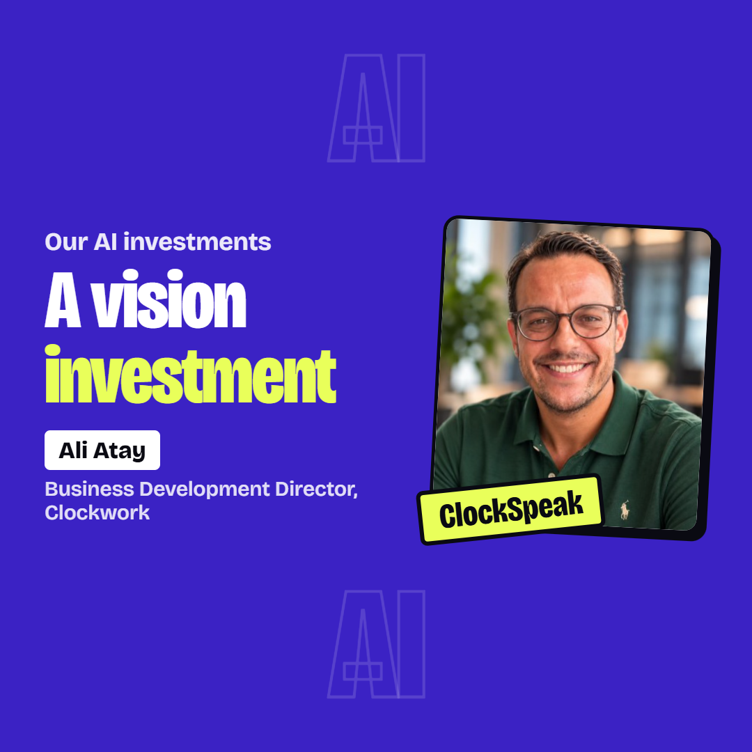 Clockspeak · AI Yatırımlarımız · EN@1X