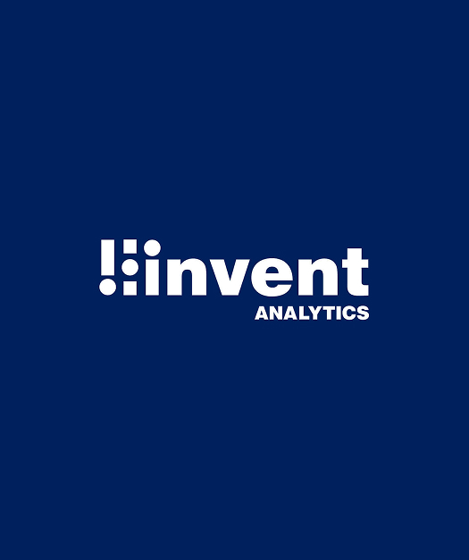 Invent Analytics web design and software development project promotional banner