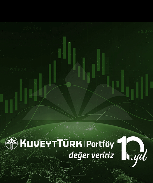 Kuveyt Türk Portföy financial analysis, investment and digital transaction panel promotional banner